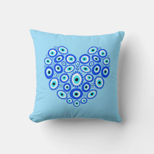 Evil Eye Love Heart Kussen
