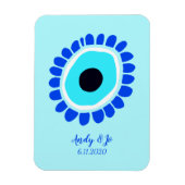 Evil Eye Lucky Charm Magneet (Verticaal)