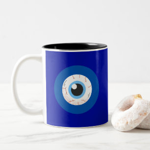 Evil Eye Max Ultra Tweekleurige Koffiemok