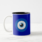 Evil Eye Max Ultra Tweekleurige Koffiemok (Links)