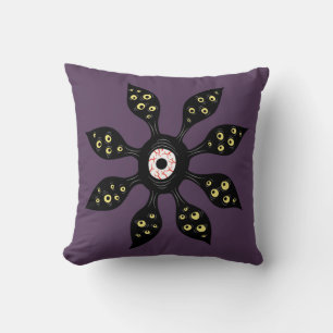 Evil Eye Monster Creepy Weird Gothic Art Kussen