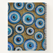 Evil Eye Mosaic Tile Pattern Notitieboek (Achterkant)