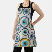Evil Eye Mosaic Tile Pattern Schort (Insitu)