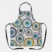 Evil Eye Mosaic Tile Pattern Schort (Voorkant)
