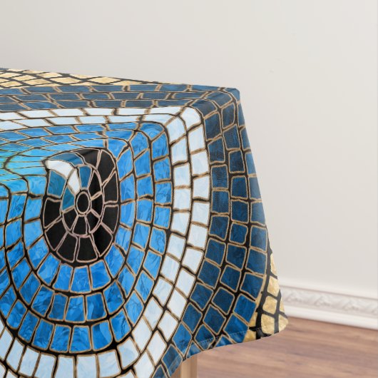 Evil Eye Mosaic Tile Pattern Tafelkleed (Voorbeeld)