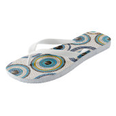 Evil Eye Mosaic Tile Pattern Teenslippers (Schuin)