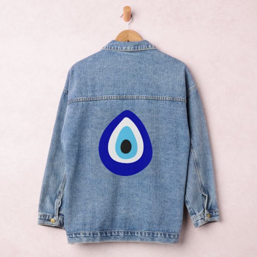 Evil Eye Nazar Amulet Denim Jacket (Hangar)