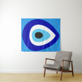 Evil Eye Nazar Amulet Wandkleed (In Situ (horizontaal))