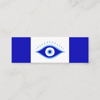 Evil Eye Nazar Bescherming Doorgeefkaart Mini Visitekaartje