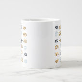 Evil Eye Pattern Extra Grote Beker (Voorkant)