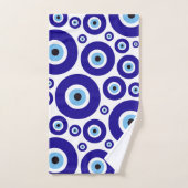 Evil Eye Pattern, Greek Eye, Turkish Eye, Nazar (Serviette à main)