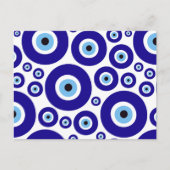 Evil Eye Pattern, Greek Eye, Turkish Eye, Nazar Briefkaart (Voorkant)