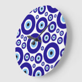 Evil Eye Pattern, Greek Eye, Turkish Eye, Nazar Grote Klok (Hoek)