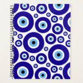 Evil Eye Pattern, Greek Eye, Turkish Eye, Nazar Planner (Voorkant)