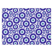 Evil Eye Pattern, Greek Eye, Turkish Eye, Nazar Tafelkleed (Voorkant (Horizontaal))