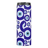 Evil Eye Pattern, Greek Eye, Turkish Eye, Nazar Thermosbeker (Achterkant)