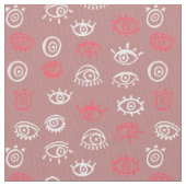 Evil Eye Pattern Stof (Close Up)