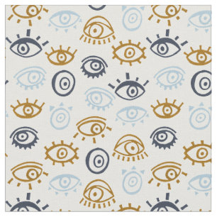 Evil Eye Pattern Stof