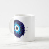 🧿 Evil Eye Protection Mug Koffiemok (Voorkant links)