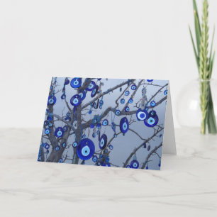 Evil Eye Protection Tree Pagan Wiccan Groet Kaart