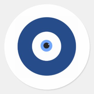 Evil Eye Ronde Sticker