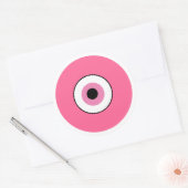 Evil Eye Ronde Sticker (Envelop)