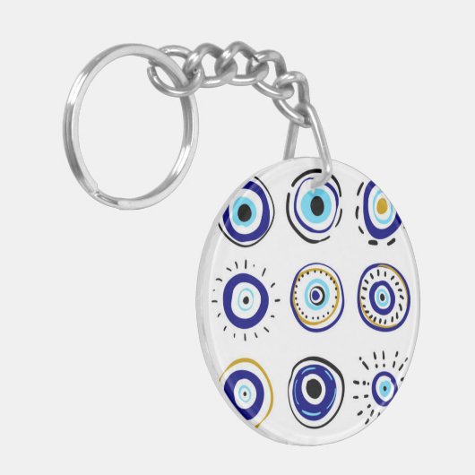 Evil Eye Sleutelhanger (Voorkant Links)