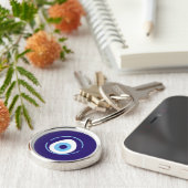 Evil Eye Sleutelhanger (Zijkant)