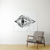 Evil Eye Spiritueel & Esoteric No.1 Wandkleed (In Situ (horizontaal))