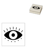 Evil Eye Stamp Rubberstempel (Gestempeld)