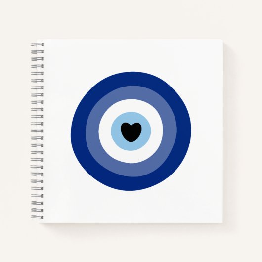 Evil Eye Symbol Protection Notitieboek (Voorkant)