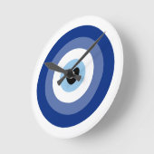 Evil Eye Symbol Protection Ronde Klok (Hoek)
