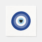Evil Eye Symbol Protection Servet (Voorkant)