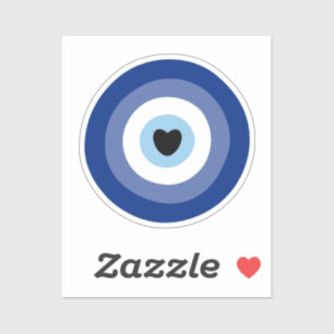 Evil Eye Symbol Protection Sticker