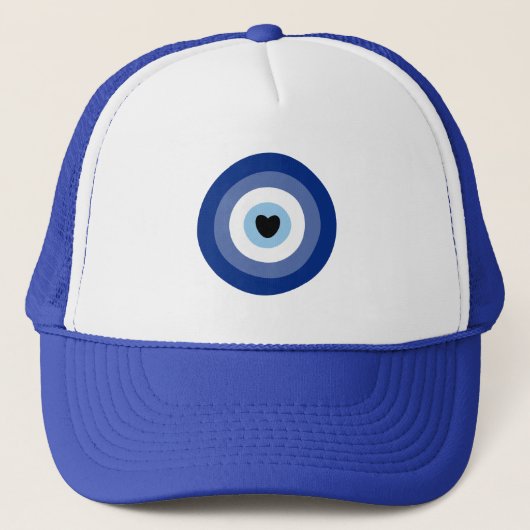 Evil Eye Symbol Protection Trucker Pet (Voorkant)