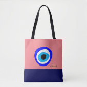Evil Eye Talisman & Arabic Amulet Bag/Greek Charm Draagtas (Voorkant)