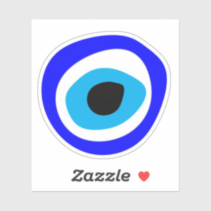 Evil Eye Talisman & Arabic amulet/Griekse charm St Sticker