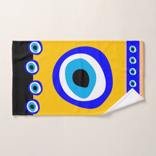 Evil Eye Talisman & Arabic Amulet/Turks, Grieks Bad Handdoek (Handdoek)