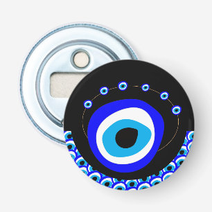 Evil Eye Talisman & Arabic Amulet/Turks, Grieks Button Flesopener