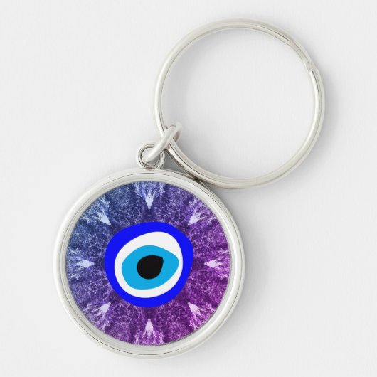 Evil Eye Talisman & Arabic Amulet/Turks, Grieks Sleutelhanger (Voorkant)