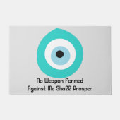 Evil Eye Turquoise Nazar Heilige Symbool Beschermi Deurmat (Voorkant)