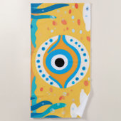 Evil Eye Underwater Tendance Serviette de plage co (Devant)