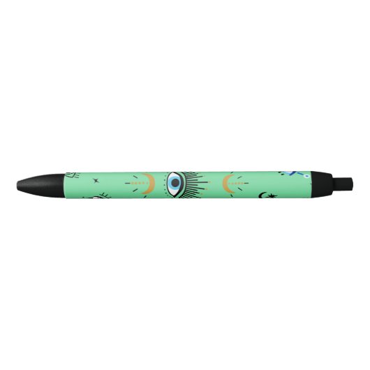 Evil Eye Zwarte Inkt Pen (Voorkant)