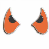 Evil Eyes Halloween Sticker (Voorkant)