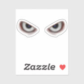Evil Eyes Halloween Sticker (Vel)