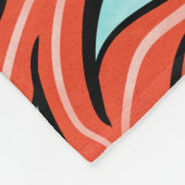 Evil Eyes Pattern - Abstracte rode ogen op Sinaasa Fleece Deken (Hoek)