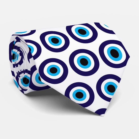 Evil Eyes-symbool stropdas (Opgerold)