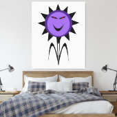 Evil Fleur Kawaii Goth Halloween toile Imprimer (Insitu(Chambre))
