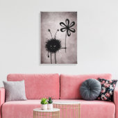 Evil Flower Bug  Canvas Print (Insitu (Woonkamer))