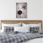 Evil Flower Bug  Canvas Print (Insitu (Slaapkamer))